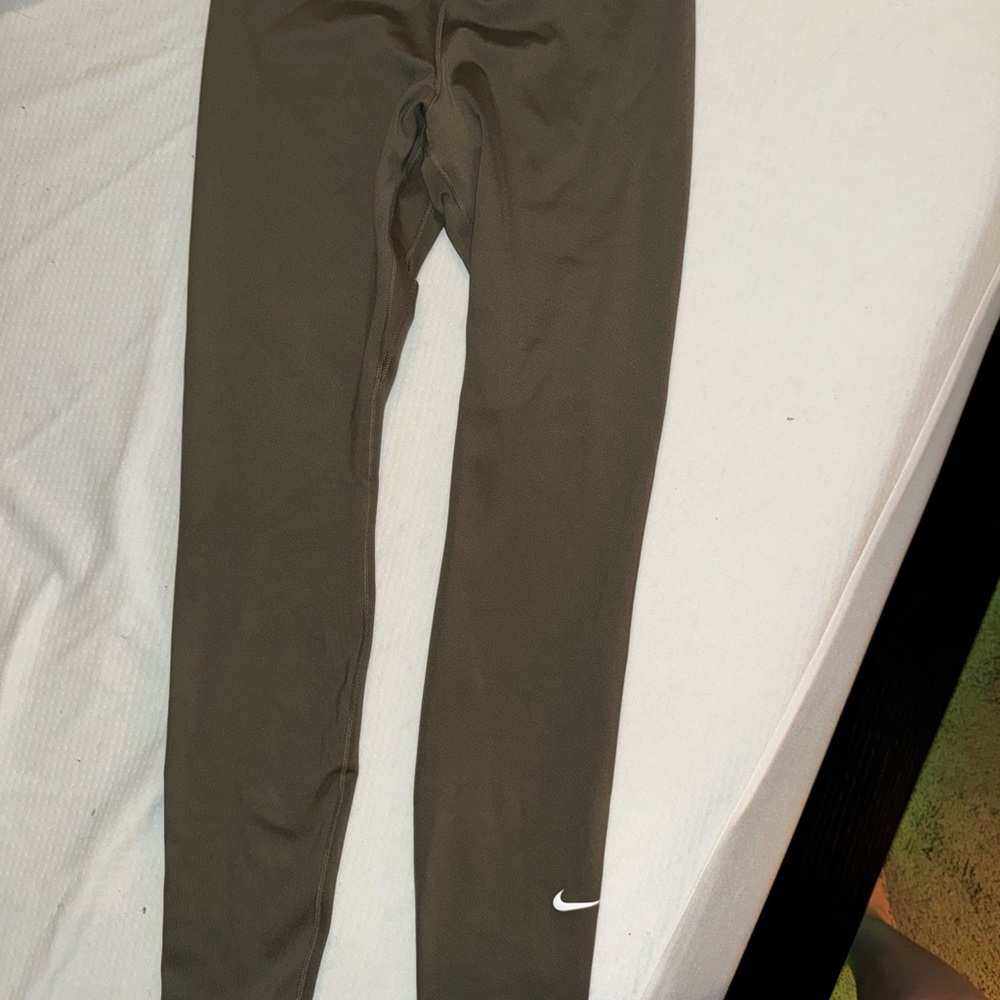 Nike womens Dark Green Leggings